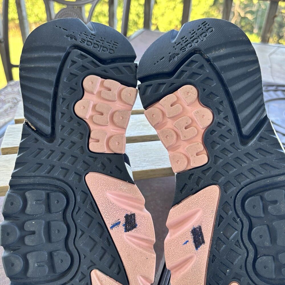 Adidas Nite Jogger Sneaker Reptile Pack-Pink Athletic Trainer Womens Size 7 - Picture 6 of 11